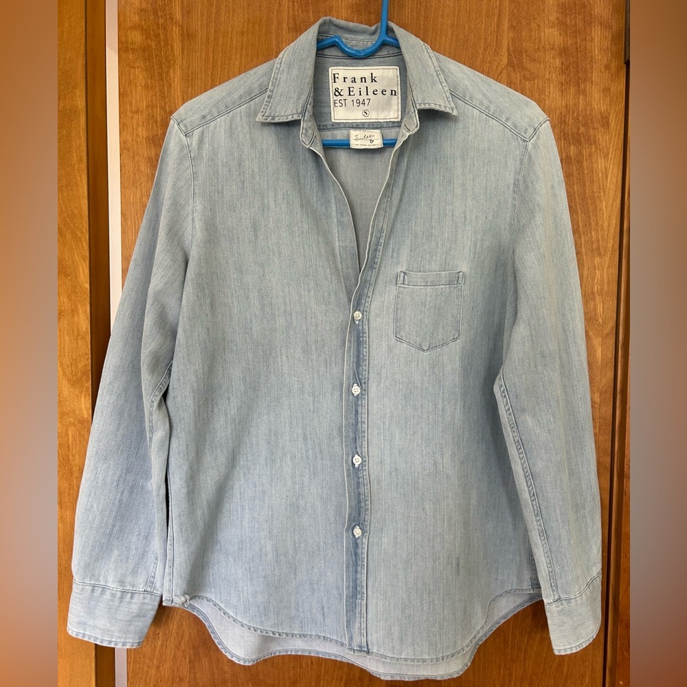 Frank & Eileen Sz S Eileen denim button up